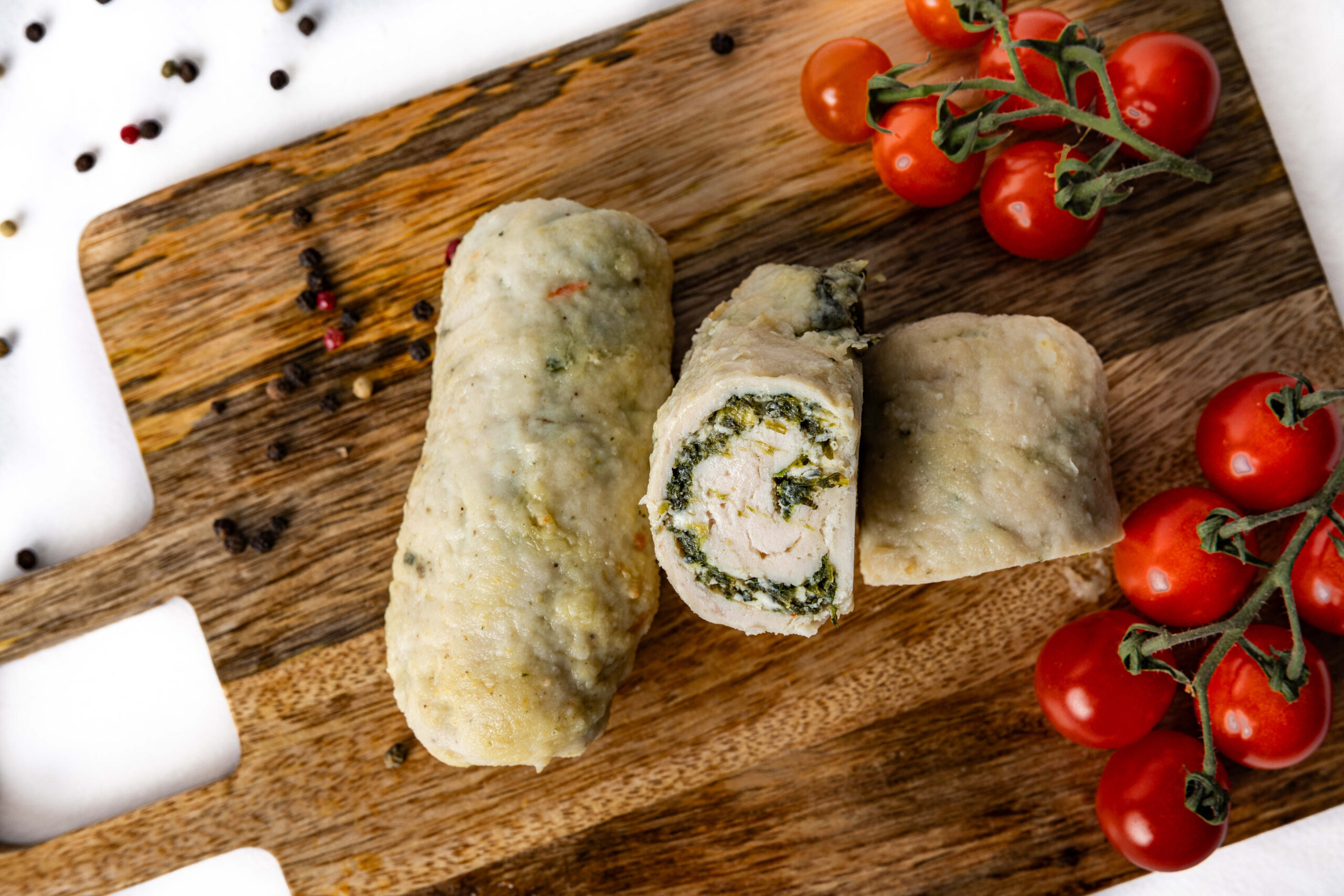 Roladka drobiowa ze szpinakiem - 150 g